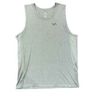 RVCA VA Men’s Tank Top XXL Gray Sleeveless Athletic Performance Shirt